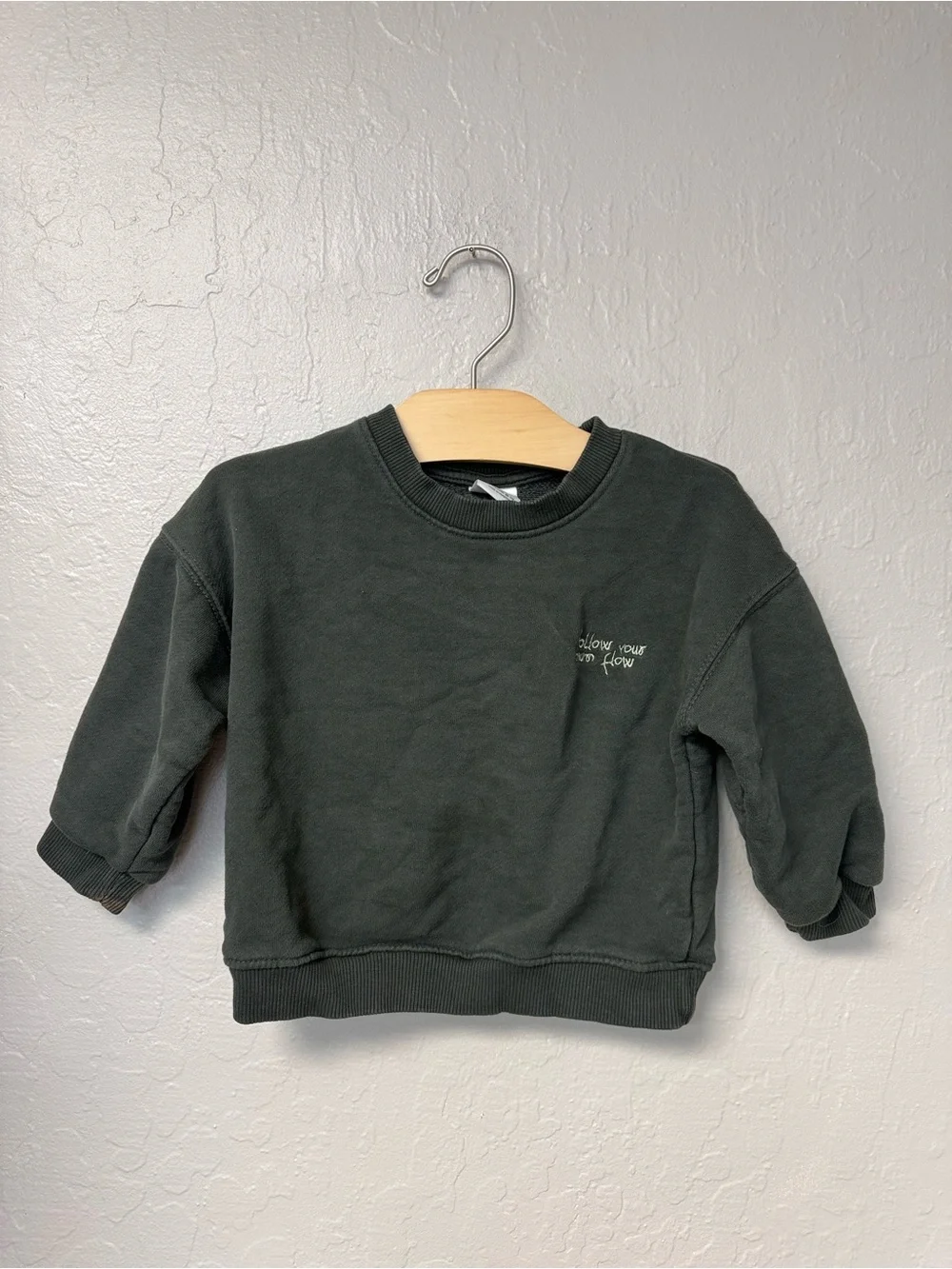 $23 ADD ON Zara boys set SWEATSHIRT JOGGERS 18-24M cotton on kids baby gap bipsy